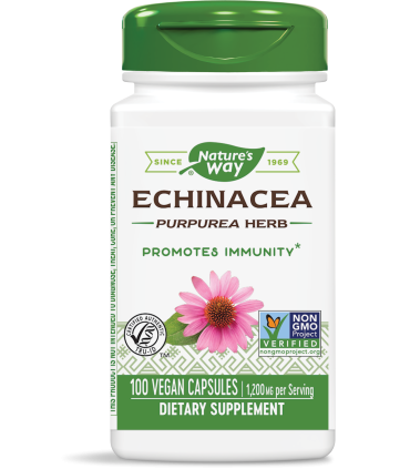 ЕХИНАЦЕЯ 400 МГ х 100 КАПС. НЕЙЧЪРС УЕЙ / NATURE'S WAY ECHINACEA / цена, информация