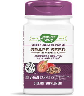 ГРОЗДОВО СЕМЕ 300 МГ Х 30 КАПС. НЕЙЧЪРС УЕЙ / GRAPE SEED NATURE'S WAY / цена, информация