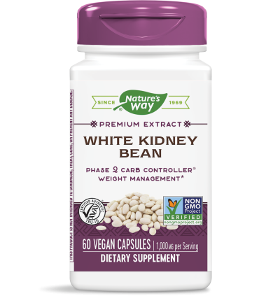 БЯЛ БОБ НА ЗЪРНА 1000 МГ Х 60 V-КАПС. НЕЙЧЪРС УЕЙ / WHITE KIDNEY BEAN NATURE'S WAY / цена, информация