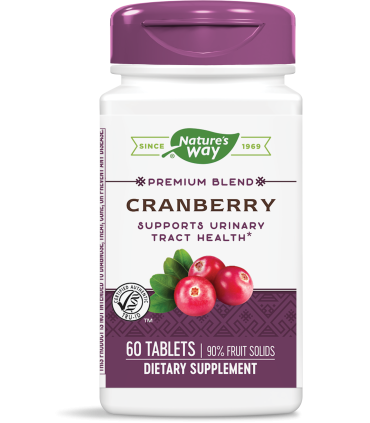 Червена боровинка 400 mg х 60 табл. НЕЙЧЪРС УЕЙ / CRANBRRY NATURE'S WAY / цена, информация