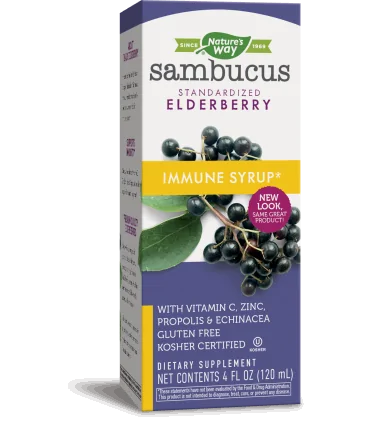Самбукус Имун сироп х 240/ 120 мл. НЕЙЧЪРС УЕЙ/Sambucus Immune Syrup, цена, информация | Arteka.bg