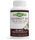 Кокосово масло оргáник 1000 мг софтгел капс. х 120 НЕЙЧЪРС УЕЙ/Coconut Oil Pure Extra Virgin, цена, информация | Arteka.bg