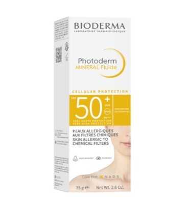 БИОДЕРМА ФОТОДЕРМ МИНЕРАЛ СПРЕЙ SPF50+ х 75 Г