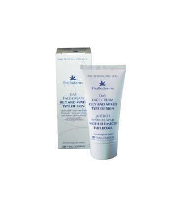 ТАЛОДЕРМА ДНЕВЕН КРЕМ ЗА ЛИЦЕ ЗА МАЗНА И СМЕСЕНА КОЖА 50 МЛ / THALLODERMA DAY FACE CREAM FOR OILY AND MIXED TYPE