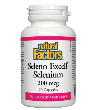 Seleno Excell® Селен 200 mcg x 90 капсули Natural Factors
