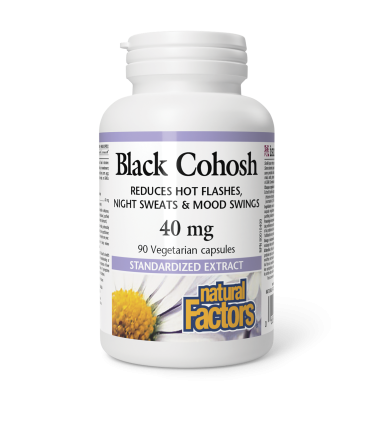ГРОЗДОВИДЕН РЕСНИК / ЧЕРЕН КОХОШ 40 МГ Х 90 КАПС. NATURAL FACTORS/ BLACK COHOSH NATURAL FACTORS / цена, информация