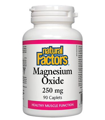 МАГНЕЗИЙ ОКСИД 250 МГ Х 90 КАПЛЕТИ NATURAL FACTORS/ MAGNESIUM 250 MG NATURAL FACTORS/ цена, информация)