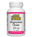МАГНЕЗИЙ ОКСИД 250 МГ Х 90 КАПЛЕТИ NATURAL FACTORS
