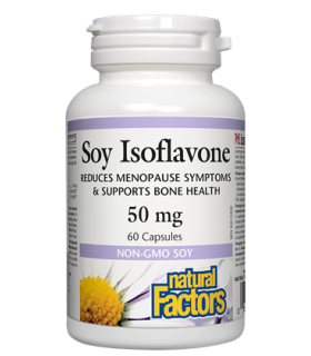 Соя Изофлавони 50 мг Х 60 капс. Natural Factors/ SOY ISOFLAVONE NATURAL FACTORS/ цена, информация)