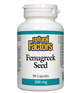 СМИНДУХ СЕМЕНА 500 МГ Х 90 КАПС. NATURAL FACTORS / FENUGREEK SEED NATURAL FACTORS / цена, информация
