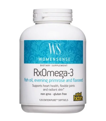 Womensense® Rx Omega-3 за Жени х 120 софтгел капсули Natural Factors