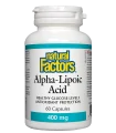 Алфа-липоева киселина 400 mg x 60 капсули Natural Factors