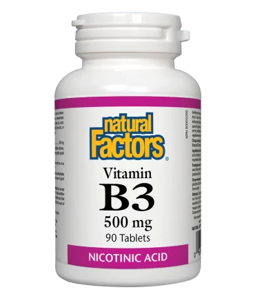 Витамин B3 500 mg х 90 таблетки Natural Factors