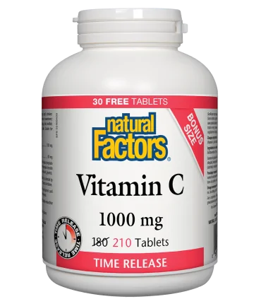Витамин C 1000 mg (с удължено освобождаване) и Биофлавони х 210 таблетки R Natural Factors