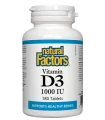 Витамин D3 1000 IU х 180 таблетки R Natural Factors
