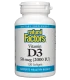 Витамин D3 2000 IU x 120 софтгел капсули Natural Factors