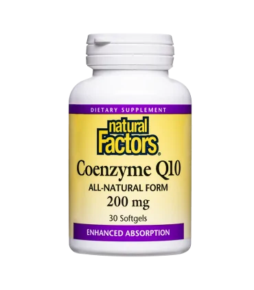 Коензим Q10 200 mg x 30 софтгел капсули Natural Factors
