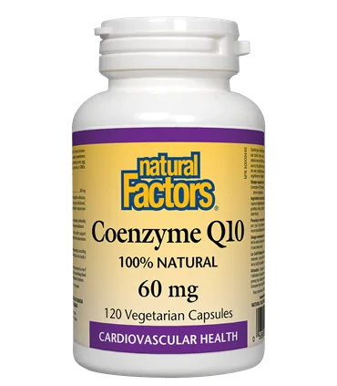Коензим Q10 60 mg x 120 V капсули Natural Factors