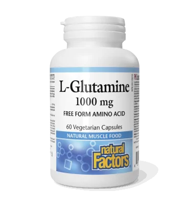 Л-Глутамин 1000 mg х 60 V капсули Natural Factors