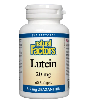 Лутеин 20 mg + Зеаксантин 3.5 mg х 60 капс. Natural Factors