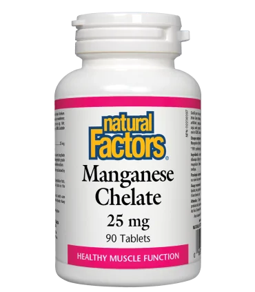 Манган (Хелат) 25 mg x 90 таблетки Natural Factors
