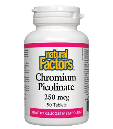 Хром Пиколинат 250 mcg x 90 таблетки Natural Factors