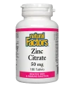 Цинк (Цитрат) 50 mg x 180 таблетки Natural Factors