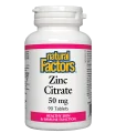 Цинк (Цитрат) 50 mg x 90 таблетки Natural Factors
