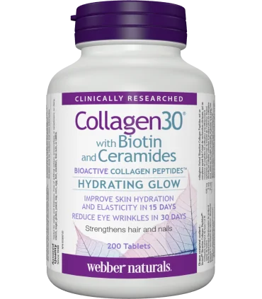 Collagen®30 Колаген + Биотин и Серамиди х 200 таблетки Webber Naturals
