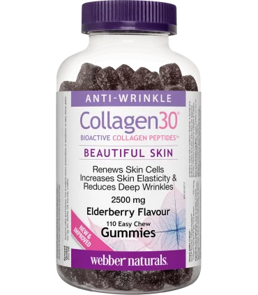 Collagen30® Колаген Биоактивни колагенови пептиди х 110 желирани таблетки Webber Naturals