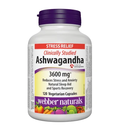 Ашваганда 300 mg x 120 V капсули Webber Naturals