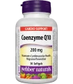 Коензим Q10 200 mg х 30 софтгел капсули Webber Naturals