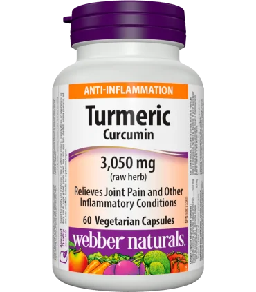 Куркума Турмерик 600 mg x 60 V капсули Webber Naturals