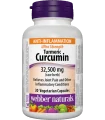 Куркума Турмерик Ultra Strength 32500 mg + Черен пипер x 30 V капсули Webber Naturals
