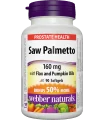 Сао Палметто (с ленено и тиквено масло) 440 mg x 90 софтгел капсули Webber Naturals