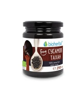 БИО Сусамов Тахан, био черен Сусам Биохерба , 250 г, цена Arteka.bg
