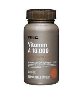 ВИТАМИН А 10 000 IU Х 100 КАПС. GNC