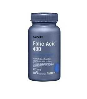 ФОЛИЕВА КИСЕЛИНА 400 МКГ Х 100 ТАБЛ. GNC