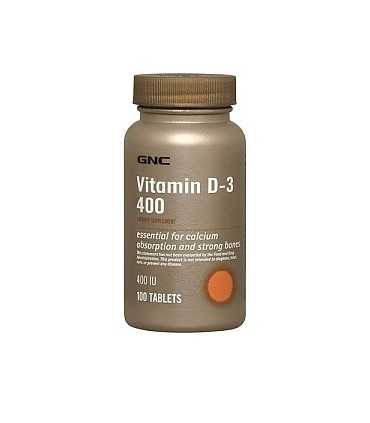 ВИТАМИН D 400 IU  Х 100 ТАБЛ. GNC