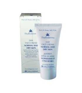 ТАЛОДЕРМА ДНЕВЕН КРЕМ ЗА ЛИЦЕ ЗА НОРМАЛНА И СУХА КОЖА 50 МЛ / THALLODERMA DAY FACE CREAM NORMAL AND DRY SKIN / цена, информация