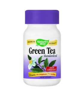 ЗЕЛЕН ЧАЙ 450 МГ Х 30 КАПС. НЕЙЧЪРС УЕЙ / GREEN TEA NATURE'S WAY / цена, информация
