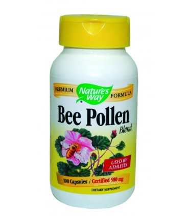 ПЧЕЛЕН ПРАШЕЦ 580 МГ Х 100 КАПС. НЕЙЧЪРС УЕЙ / BEE POLLEN NATURE'S WAY / цена, информация