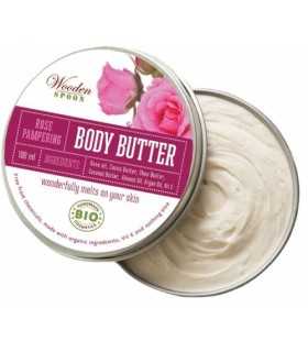 WOODEN SPOON ОРГАНИЧНО МАСЛО ЗА ТЯЛО ROSE PAMPERING 100 МЛ