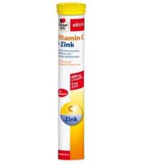 Допелхерц актив Витамин C + Цинк ефервесцентни табл. Х 15 / DOPPELHERZ AKTIV VITAMIN C + ZINK / цена, информация