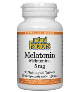МЕЛАТОНИН 5 МГ Х 90 NATURAL FACTORS / MELATONIN 5 MG NATURAL FACTORS / цена, информация