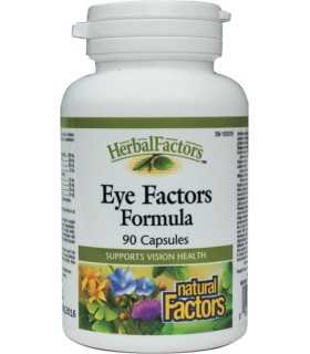 Факторс Формула за очи 260 мг Х 90 капс. / EYE FACTORS FORMULA NATURAL FACTORS / цена, информация