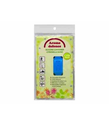 Силиконова гривна с контейнер против комари Aroma Defence