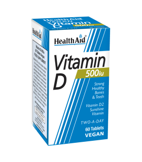 Витамин D 500 IU табл. х 60 Хелт Ейд / Vitamin D 500 IU Tabl. Health Aid, цена | Arteka.bg
