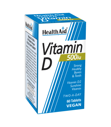 Витамин D 500 IU табл. х 60 Хелт Ейд / Vitamin D 500 IU Tabl. Health Aid, цена | Arteka.bg