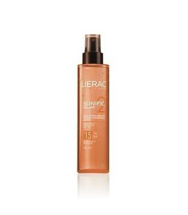 ЛИЕРАК СЛЪНЦЕЗАЩИТНО МАСЛО ЗА ТЯЛО SPF 15 125 МЛ / LIERAC SUNIFIC HUILE EMBELLISSANTE SPF 15 / цена, информация